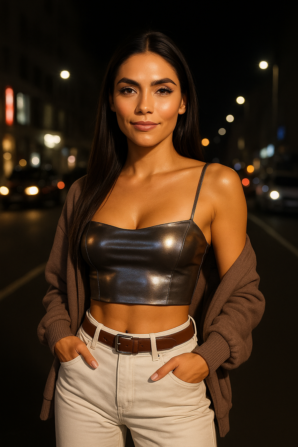 AI enhanced photo with professional lighting and editing